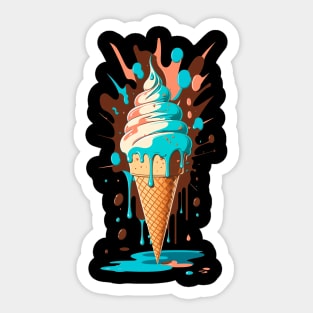 Ice cream Lovers Sticker